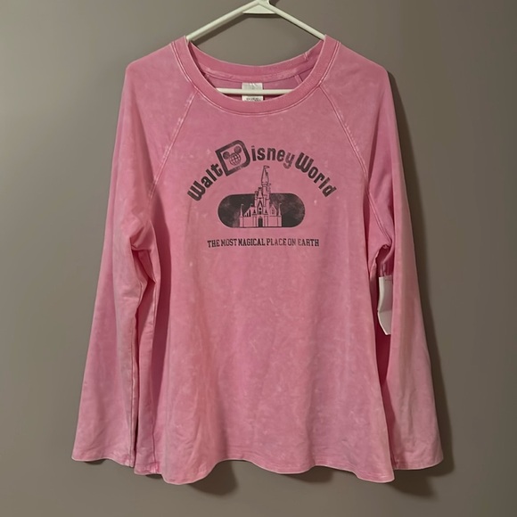Disney Tops - Disney Parks Pink Thin Sweatshirt